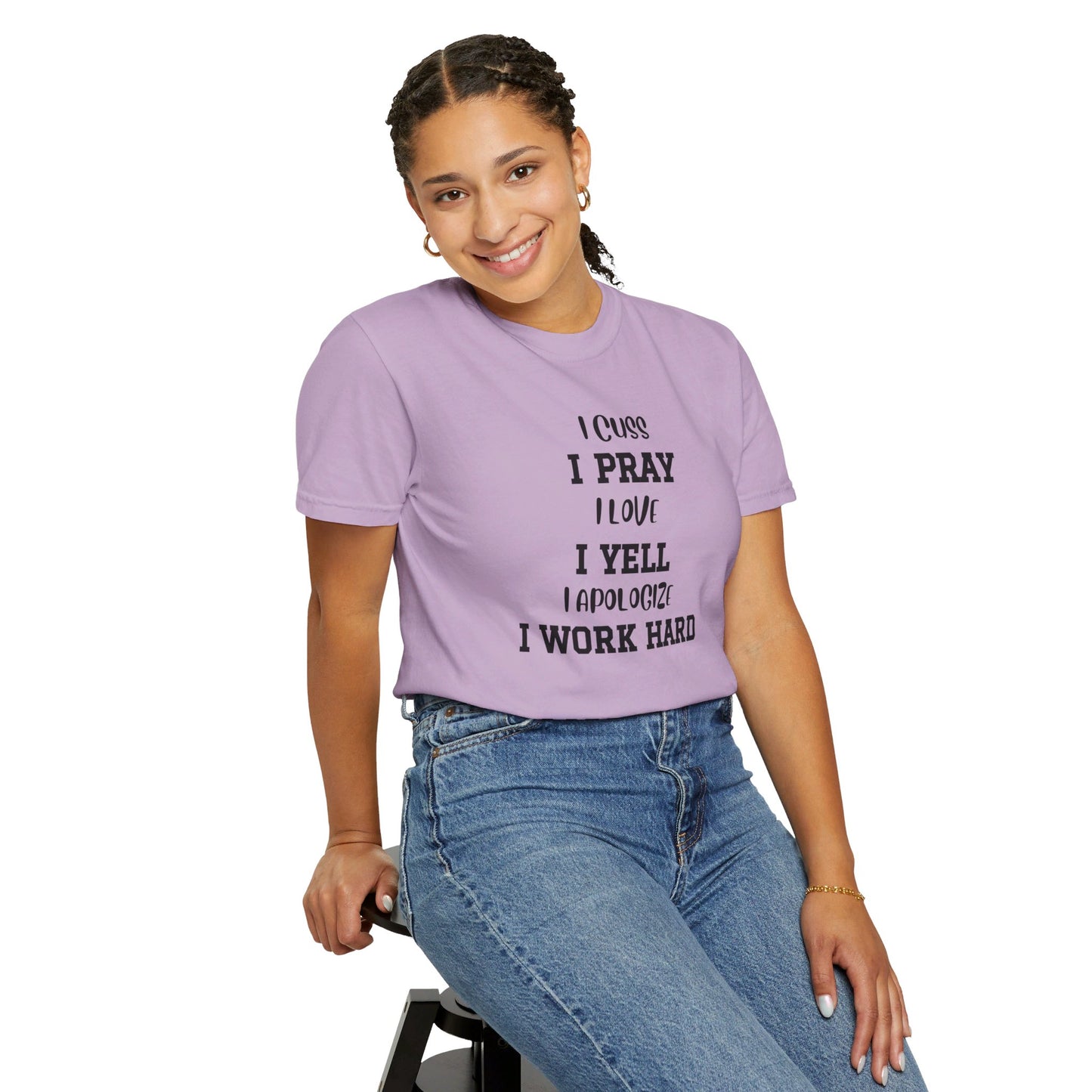 Mom Life, Unisex Garment-Dyed T-shirt