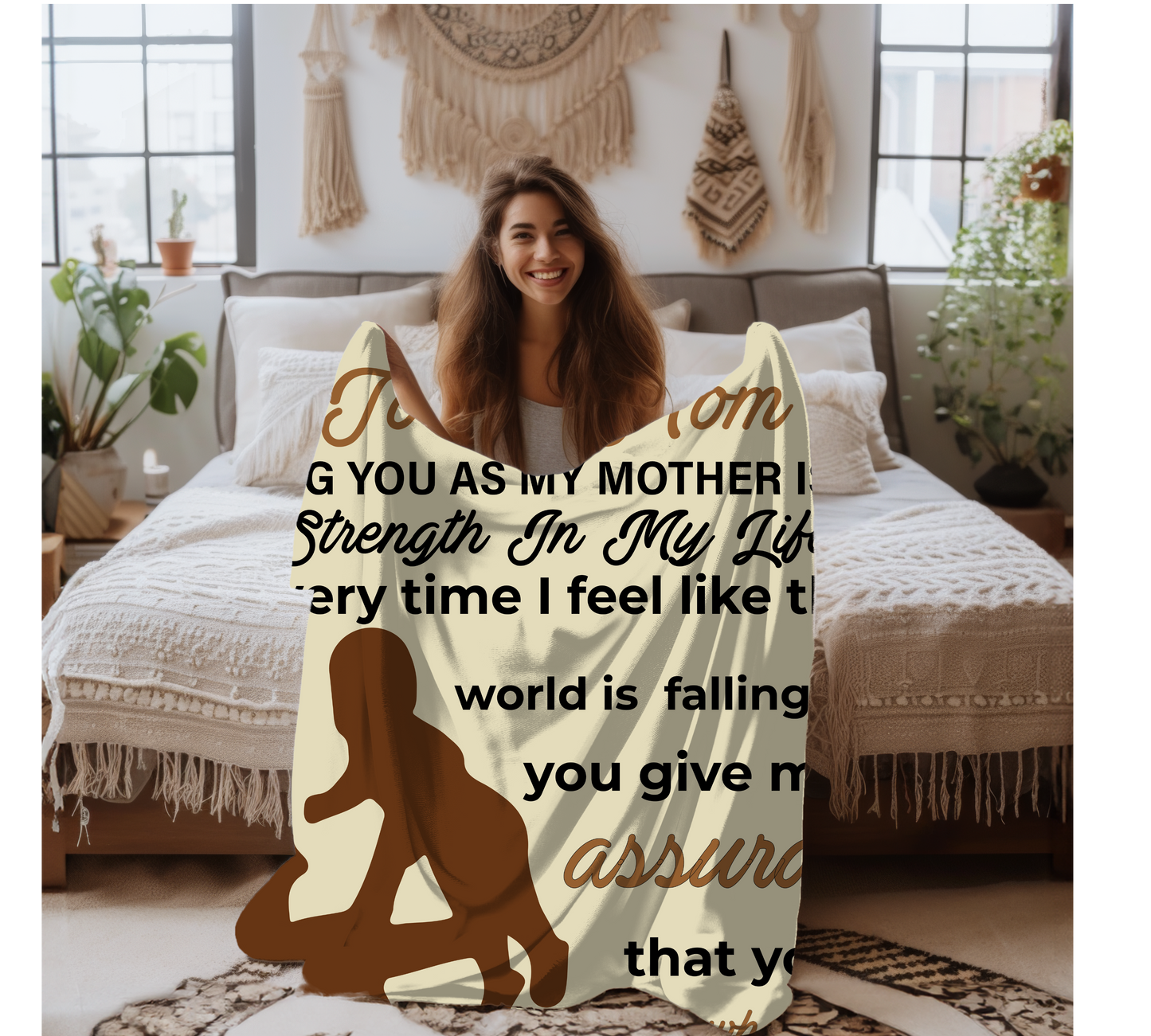 To My Mom | FLM Arctic Fleece Blanket 50x60.