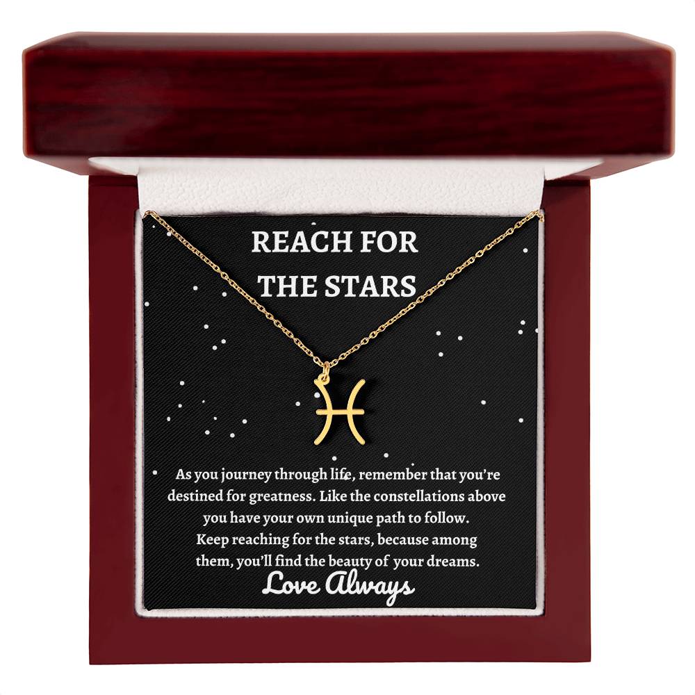 Reach For The Stars Zodiac Necklace