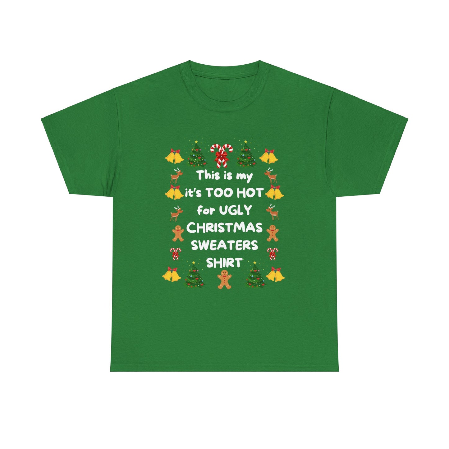 Ugly Sweater T-shirt, Unisex Heavy Cotton Tee