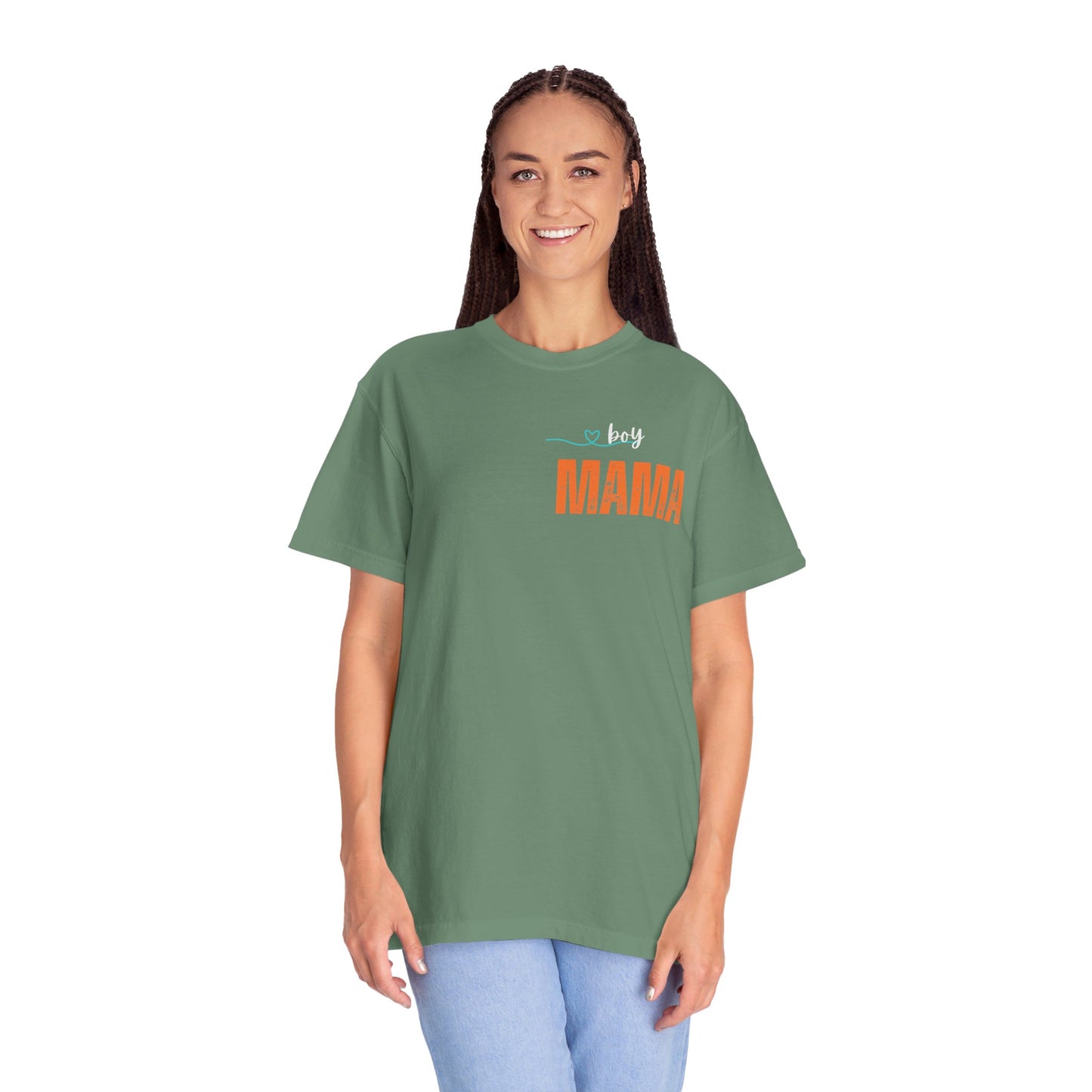 Boy MAMA, Unisex Garment-Dyed T-shirt