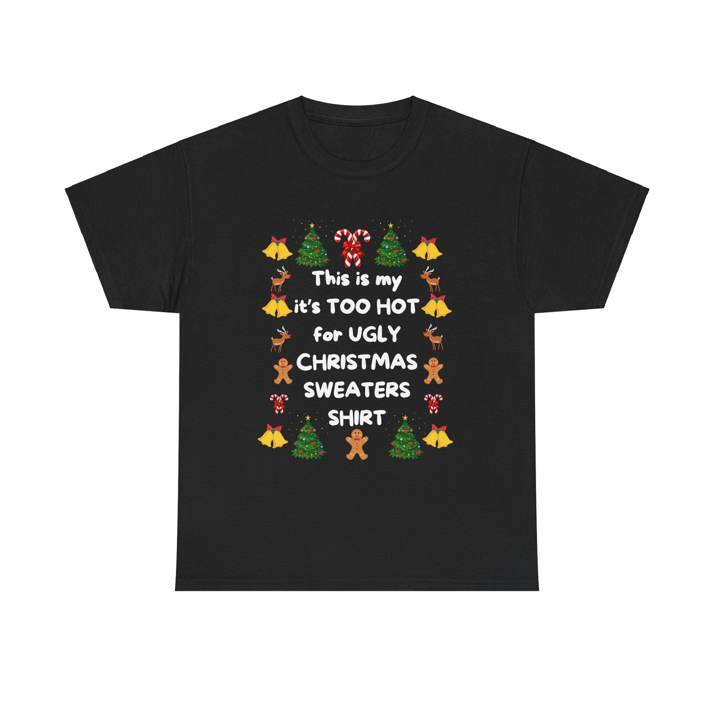 Ugly Sweater T-shirt, Unisex Heavy Cotton Tee