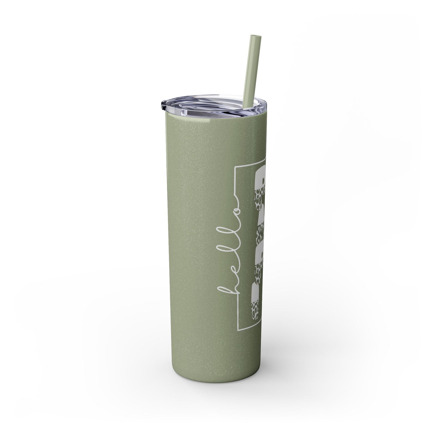 Hello Pumpkin, Skinny Tumbler with Straw, 20oz