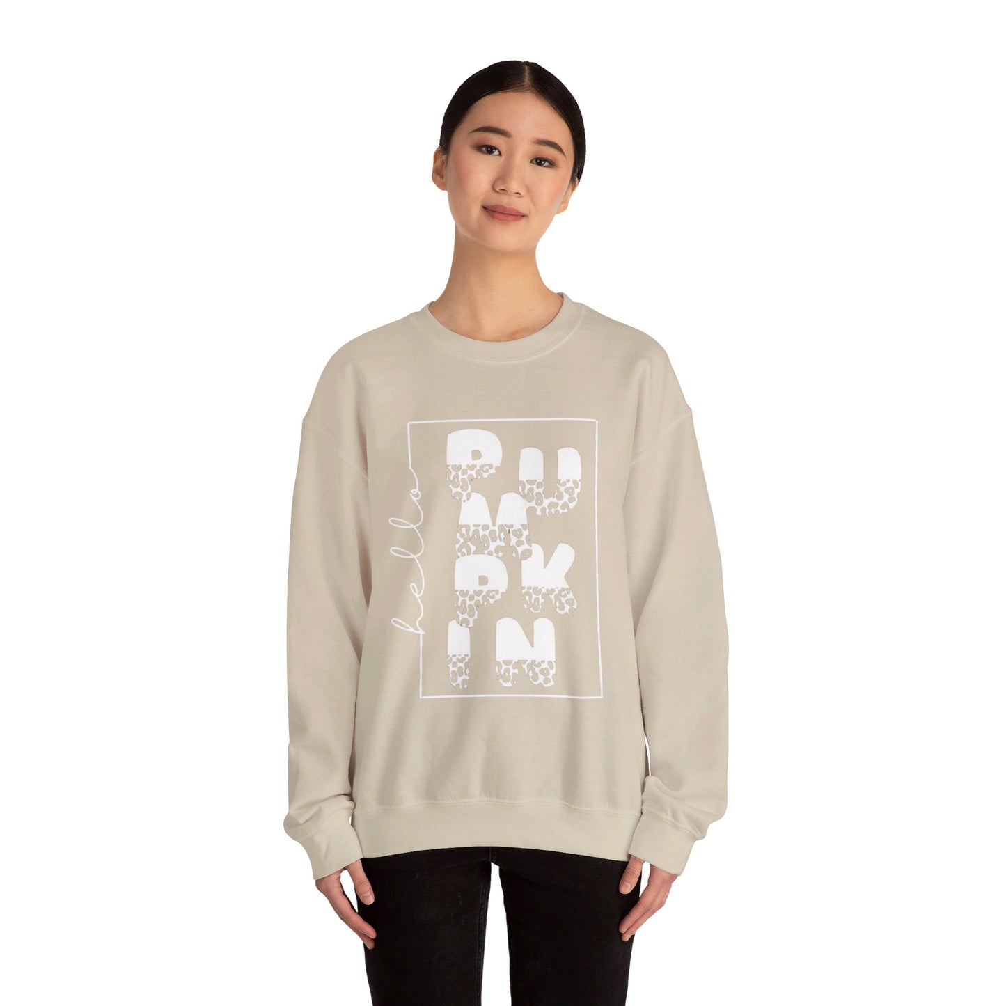 Hello PUMPKIN, Unisex Heavy Blend™ Crewneck Sweatshirt