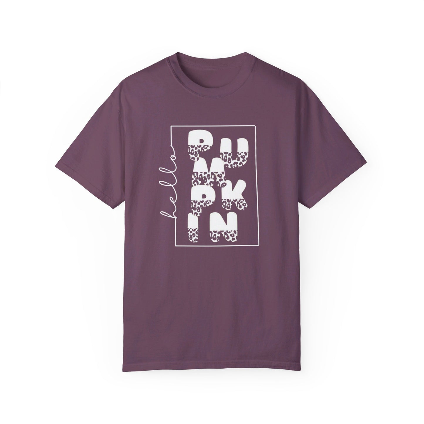 Hello PUMPKIN, Unisex Garment-Dyed T-shirt