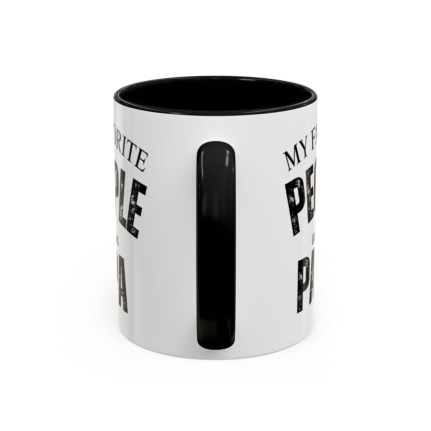 My Favorite People Call Me PAPA, Accent Coffee Mug (11, 15oz)