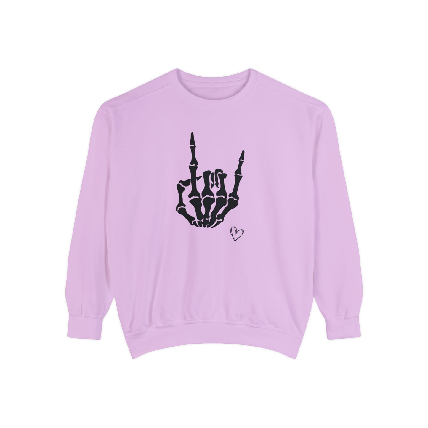Skeleton Hand, Unisex Garment-Dyed Sweatshirt