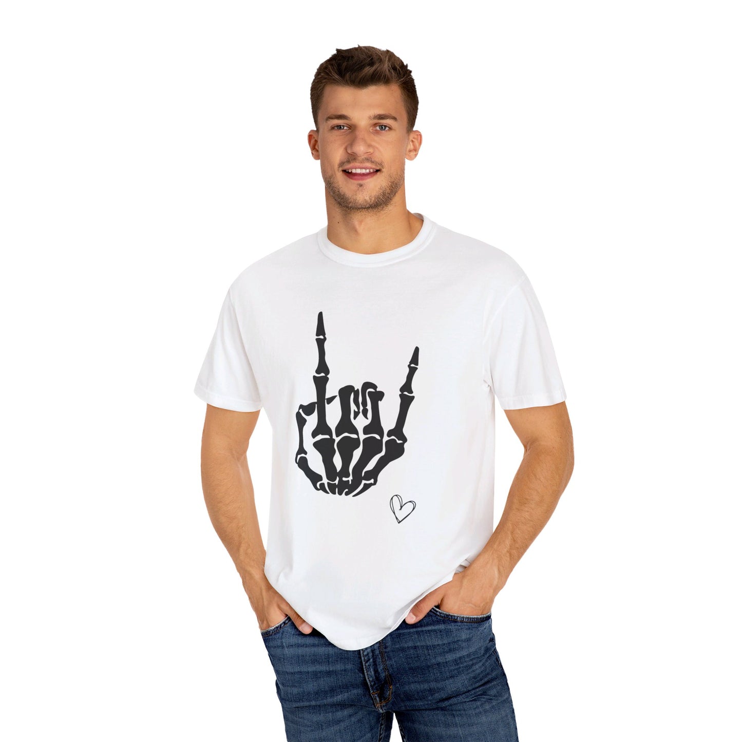 Skeleton Hand, Unisex Garment-Dyed T-shirt