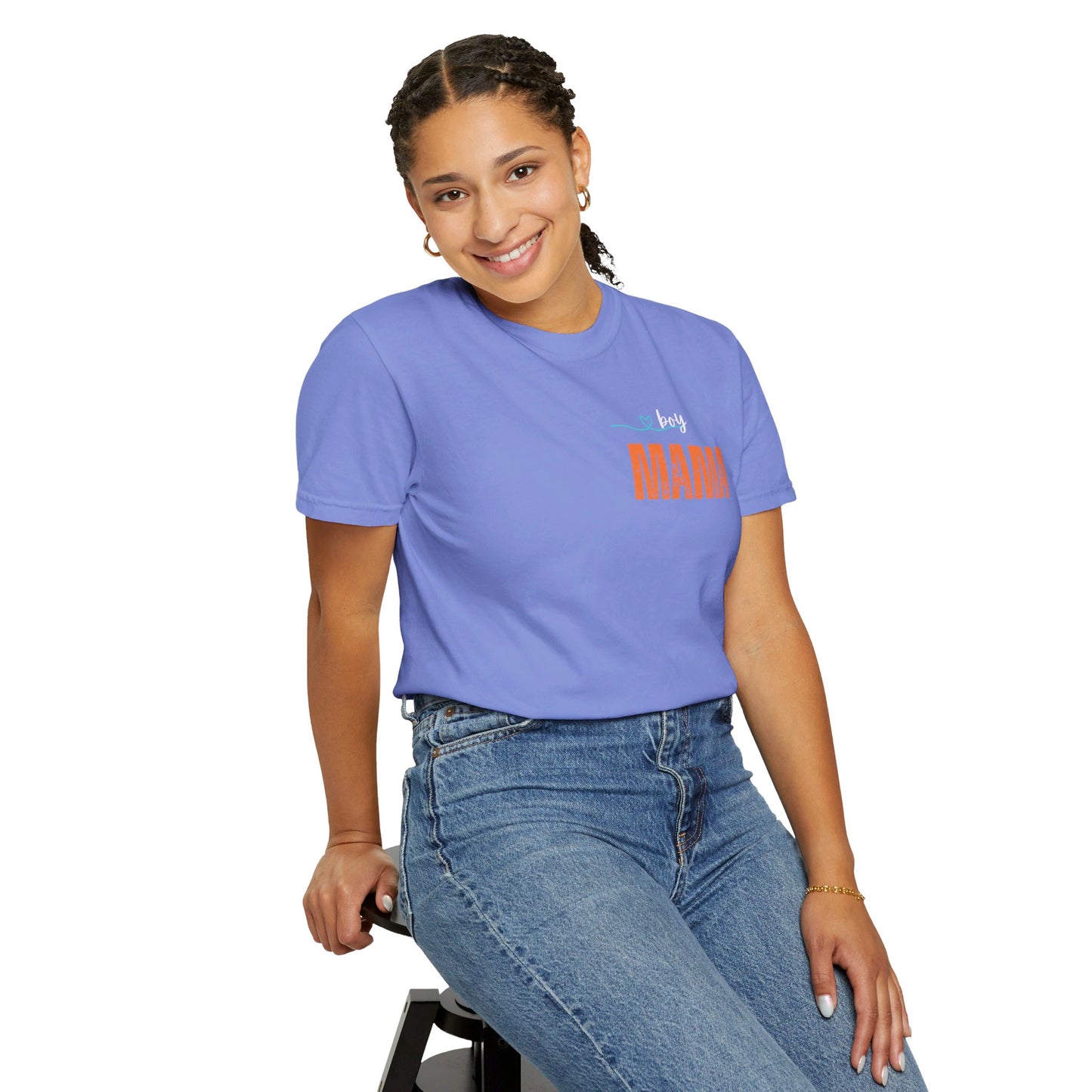 Boy MAMA, Unisex Garment-Dyed T-shirt