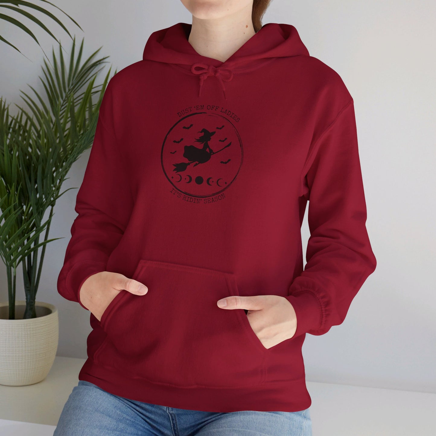 Dust 'Em Off Ladies It's Ridin' Season Sweatshirt,  Unisex Heavy Blend™ Hooded Sweatshirt
