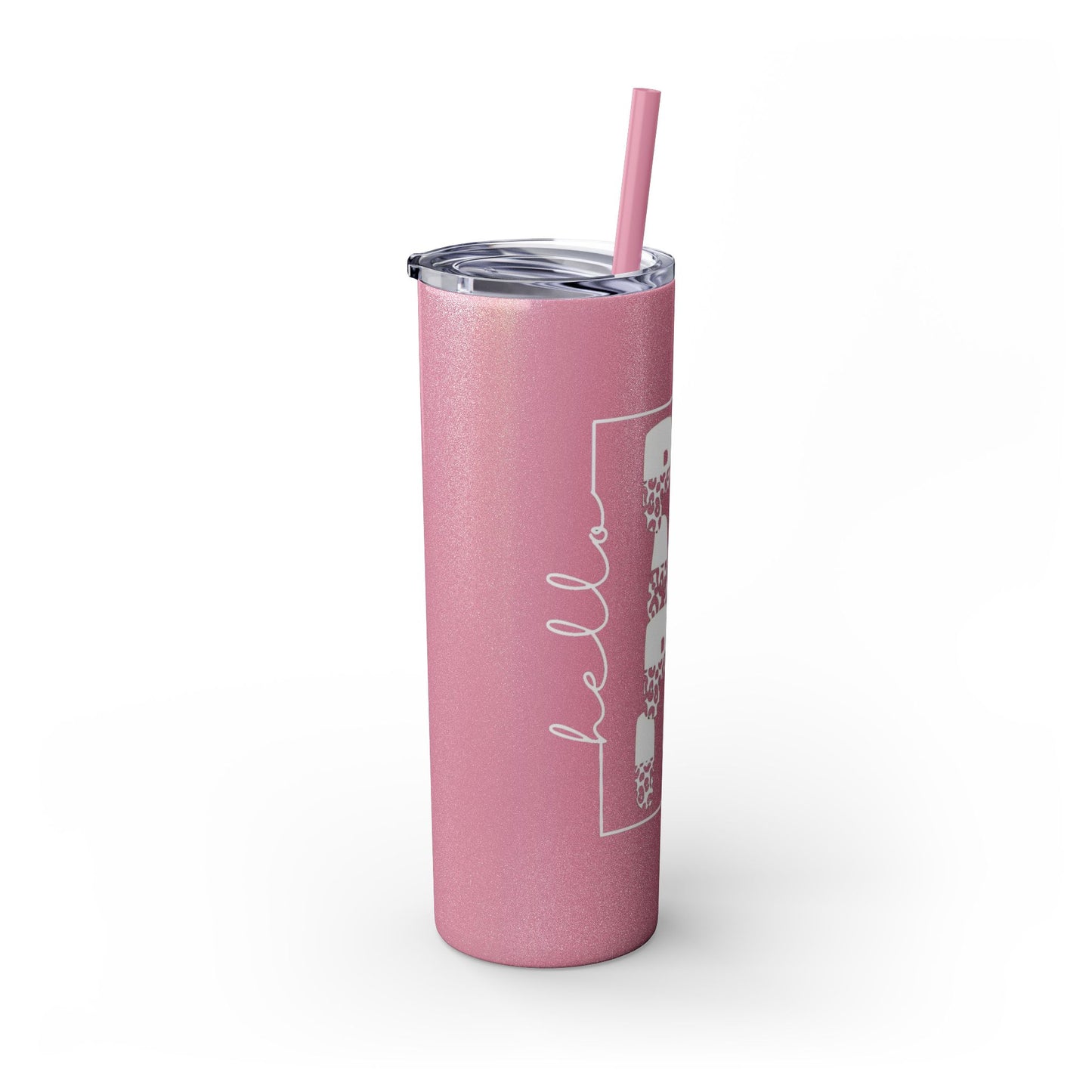 Hello Pumpkin, Skinny Tumbler with Straw, 20oz