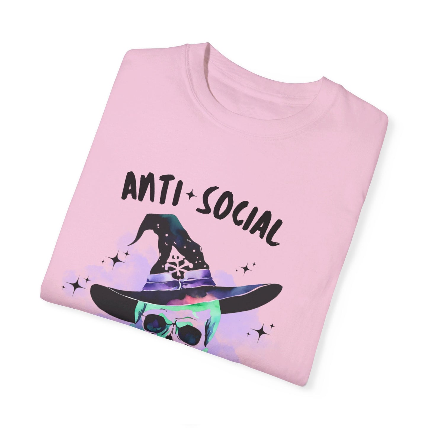 Anti Social Witch, Unisex Garment-Dyed T-shirt