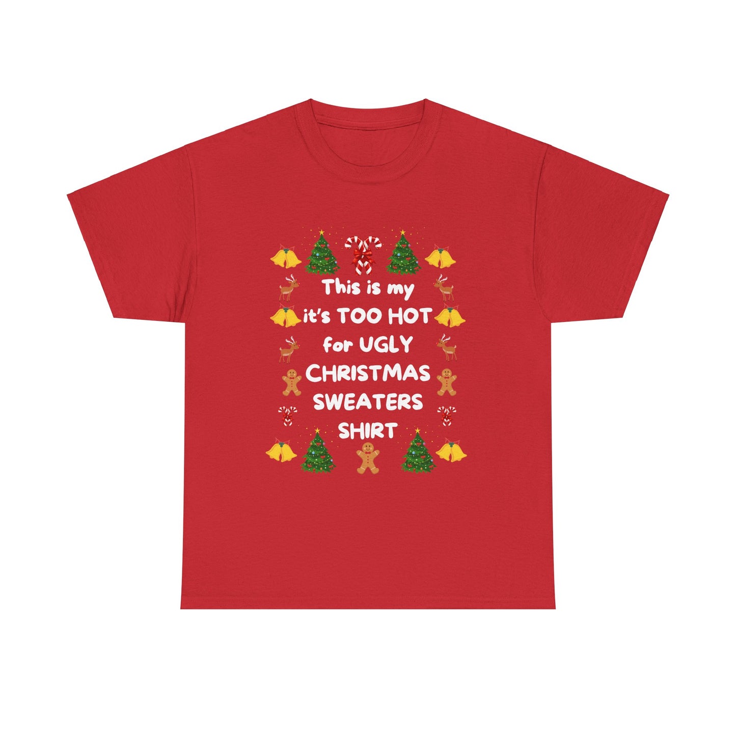 Ugly Sweater T-shirt, Unisex Heavy Cotton Tee