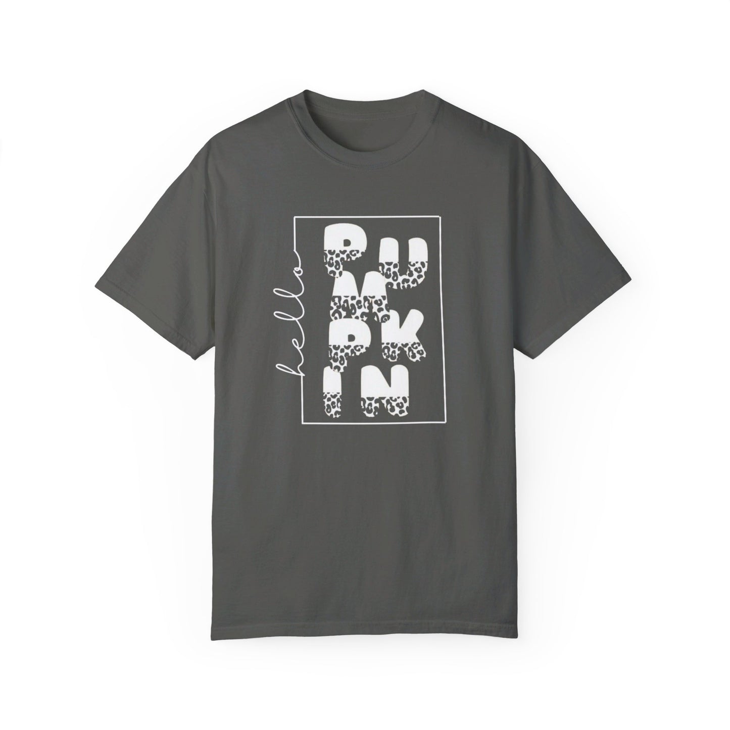 Hello PUMPKIN, Unisex Garment-Dyed T-shirt