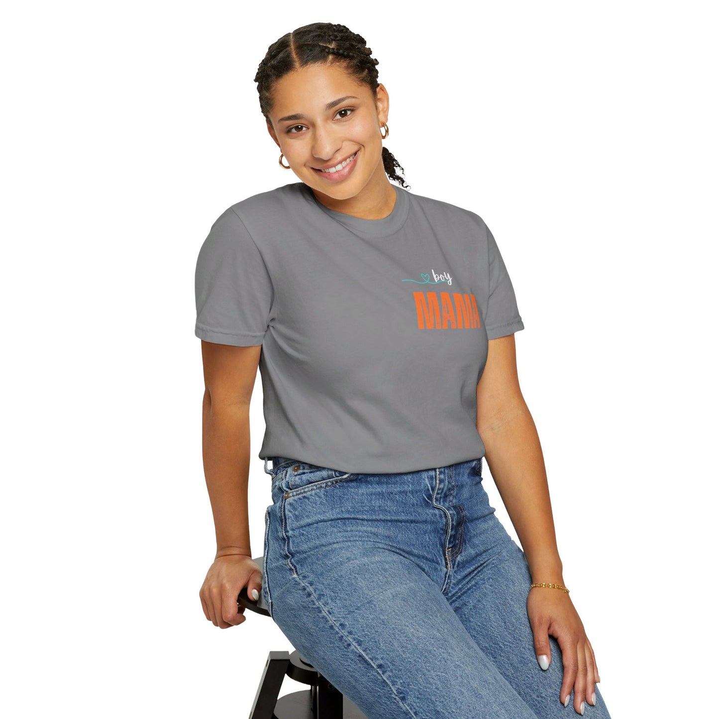 Boy MAMA, Unisex Garment-Dyed T-shirt