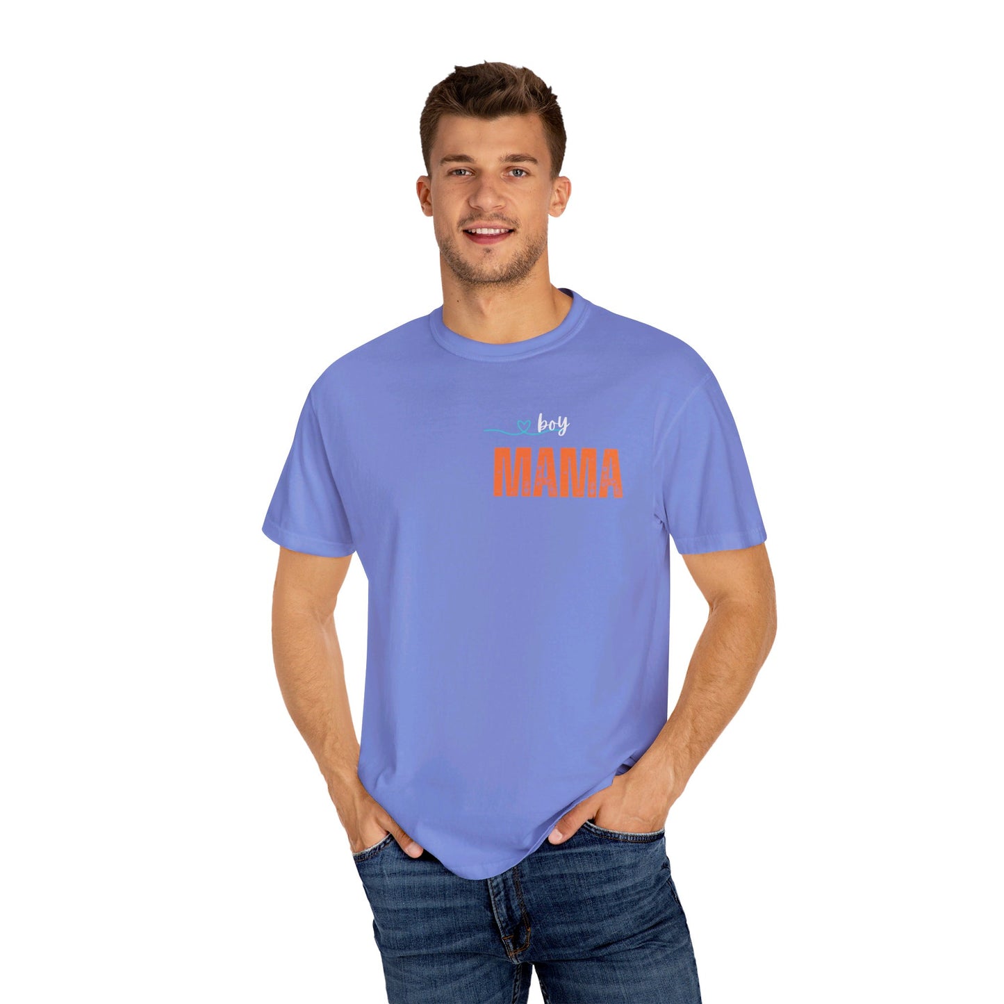 Boy MAMA, Unisex Garment-Dyed T-shirt