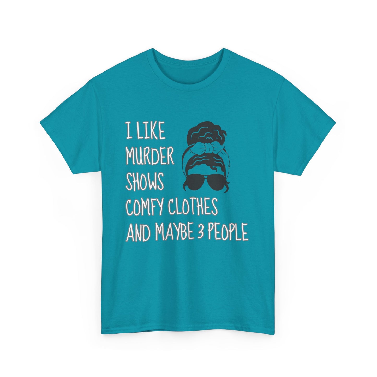 murder shows & comfy clothes, Unisex Heavy Cotton Tee