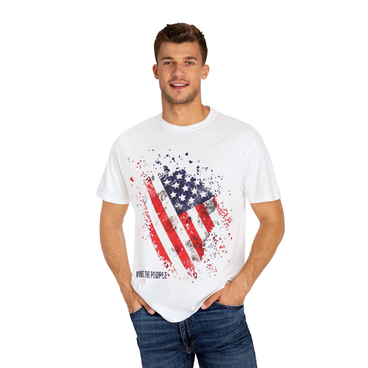 We The People 2, Unisex Garment-Dyed T-shirt