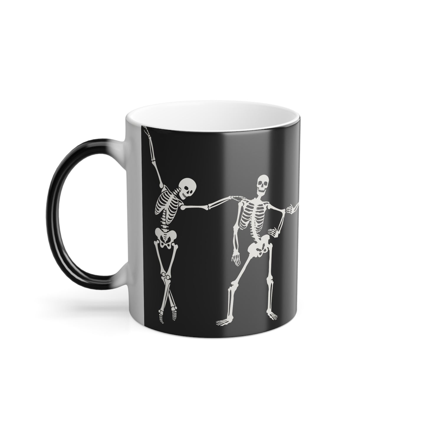 Skeleton Dancing, Color Morphing Mug, 11oz