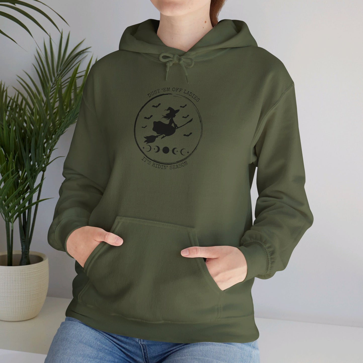Dust 'Em Off Ladies It's Ridin' Season Sweatshirt,  Unisex Heavy Blend™ Hooded Sweatshirt