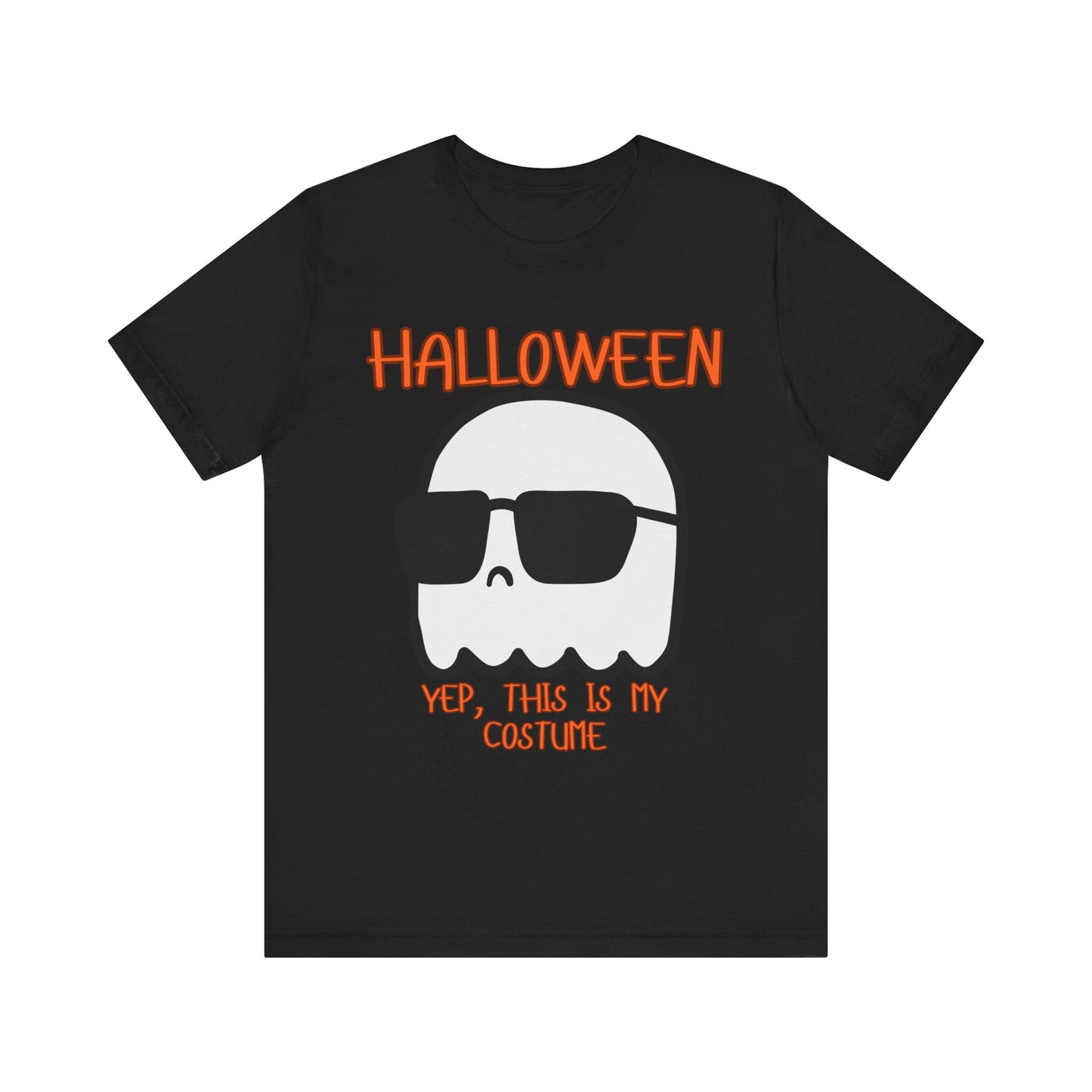 Yep This Is My Costume Ghost, Unisex Jersey Short Sleeve Tee