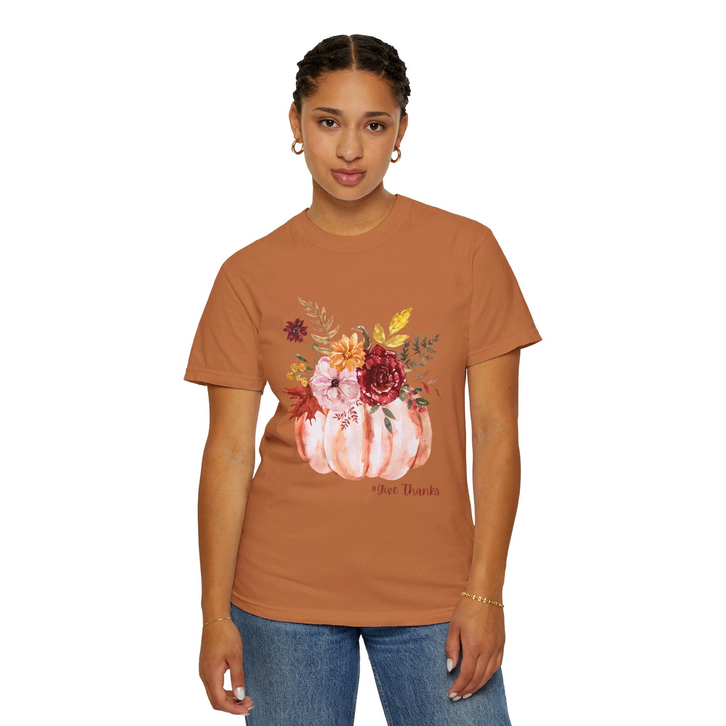 Give Thanks, Unisex Garment-Dyed T-shirt