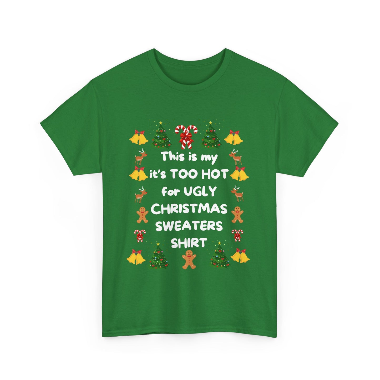 Ugly Sweater T-shirt, Unisex Heavy Cotton Tee