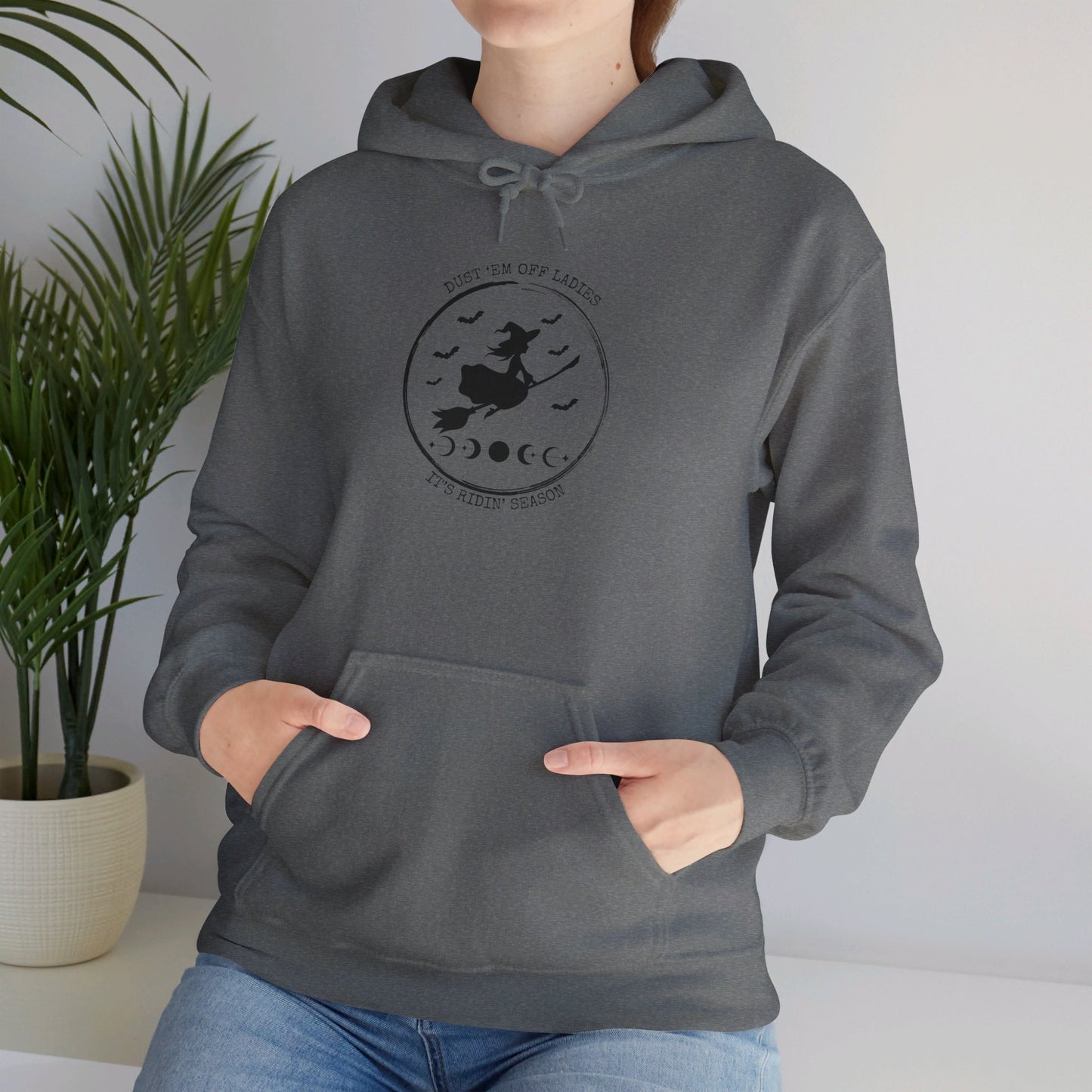 Dust 'Em Off Ladies It's Ridin' Season Sweatshirt,  Unisex Heavy Blend™ Hooded Sweatshirt