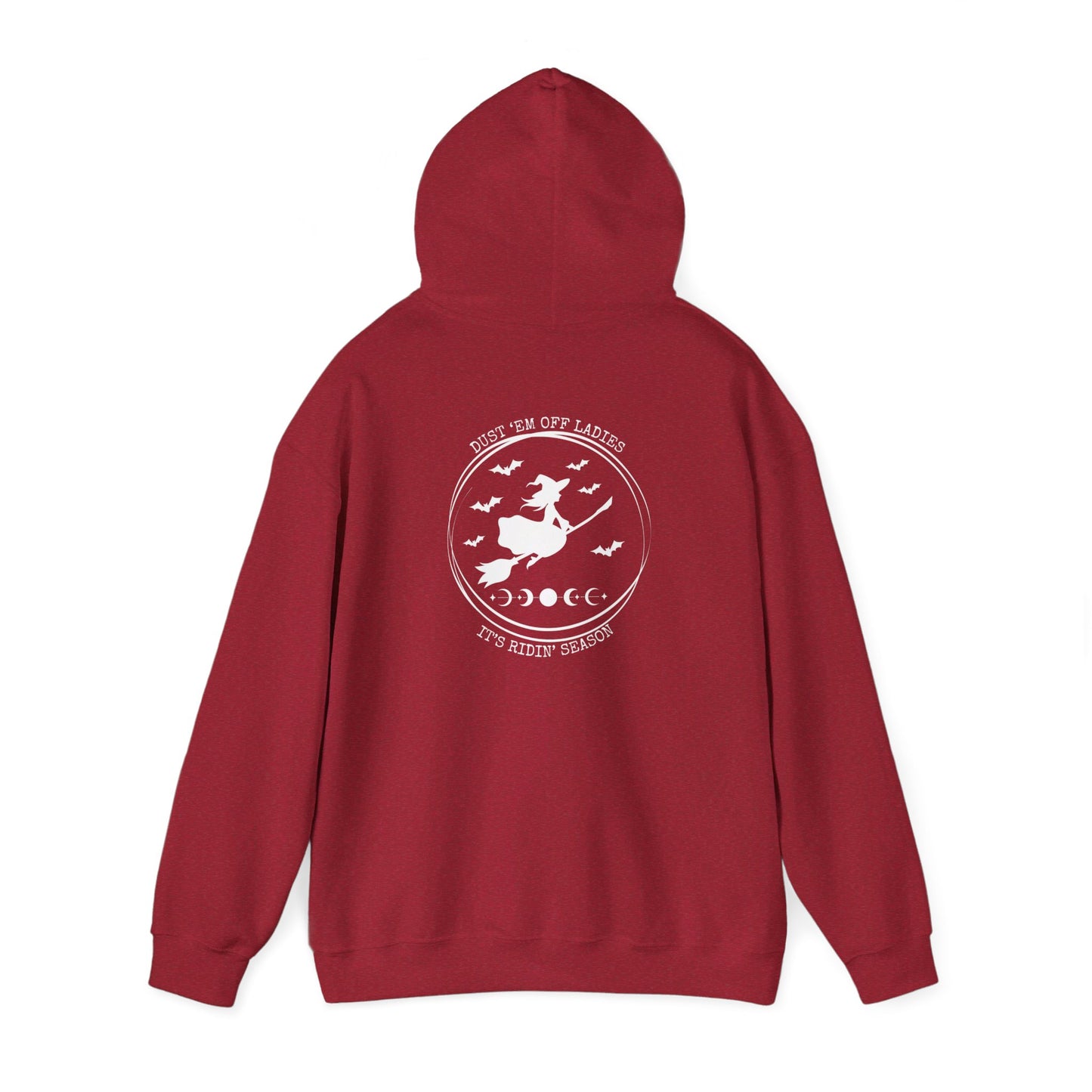 Dust 'Em Off Ladies It's Ridin' Season WFB, Unisex Heavy Blend™ Hooded Sweatshirt