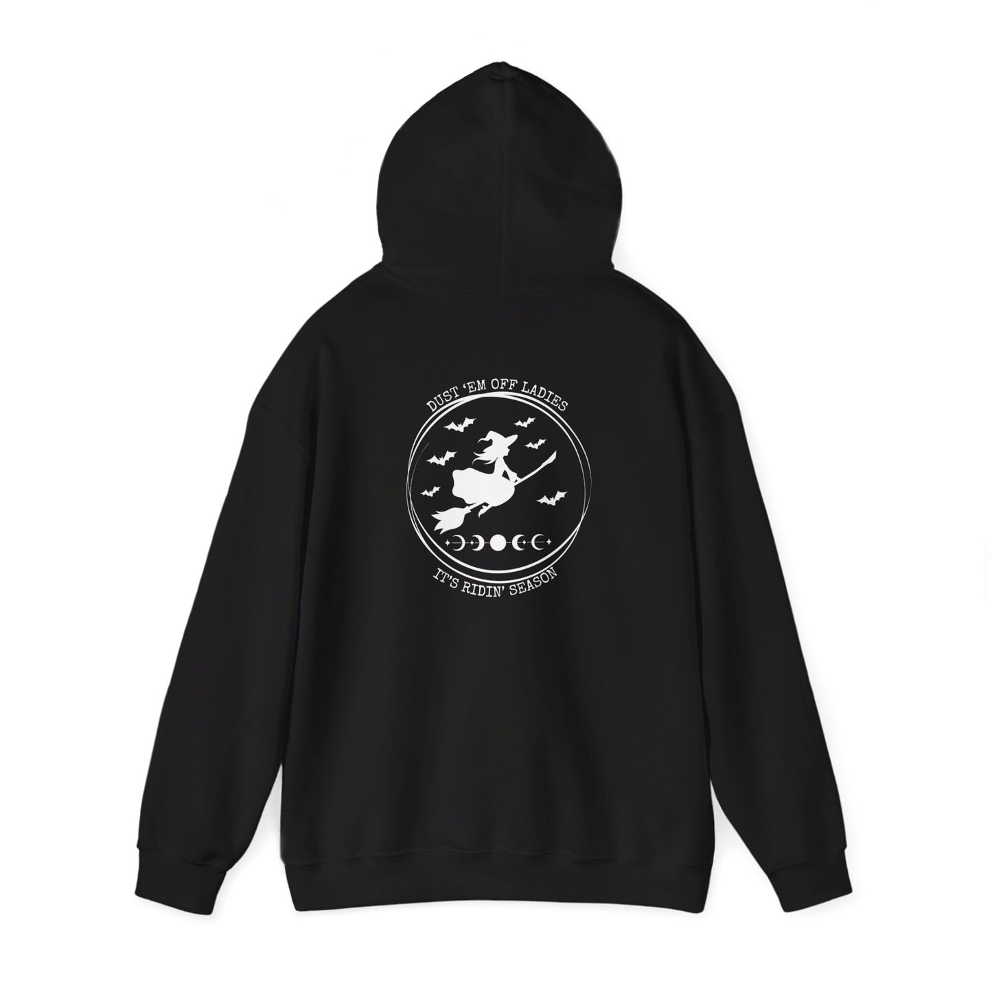 Dust 'Em Off Ladies It's Ridin' Season WFB, Unisex Heavy Blend™ Hooded Sweatshirt