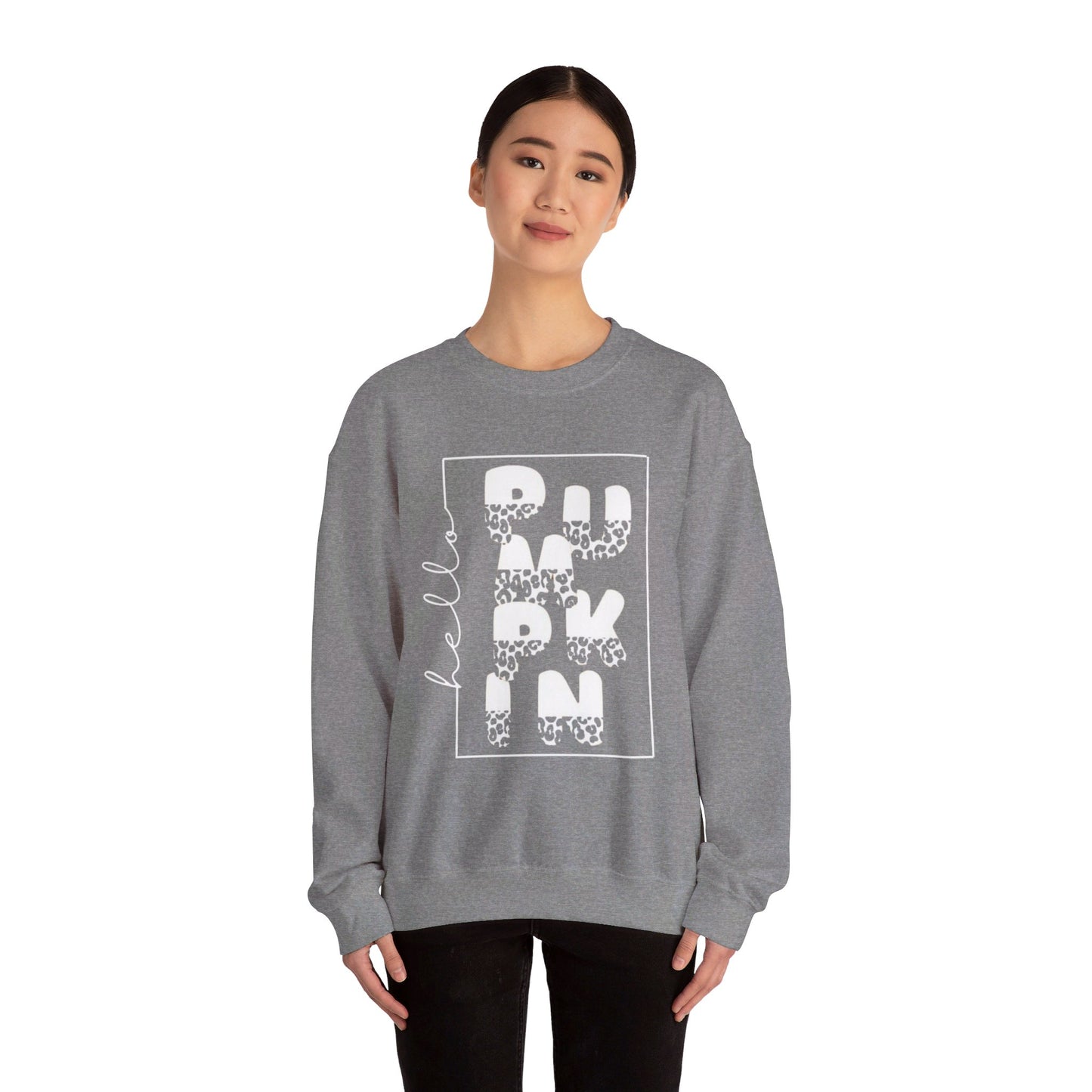 Hello PUMPKIN, Unisex Heavy Blend™ Crewneck Sweatshirt