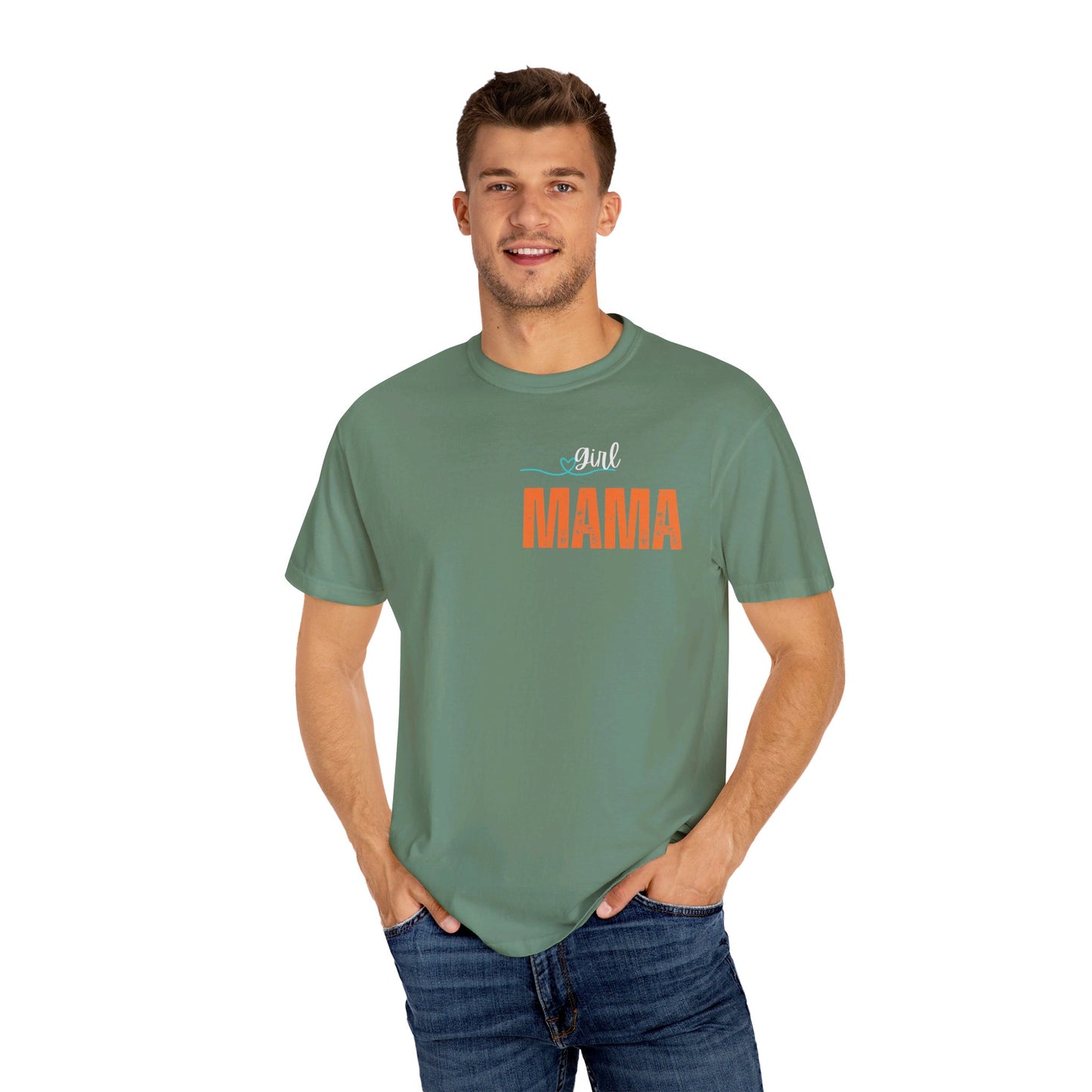Girl MAMA, Unisex Garment-Dyed T-shirt