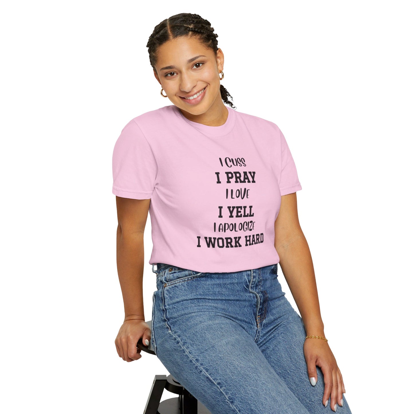 Mom Life, Unisex Garment-Dyed T-shirt