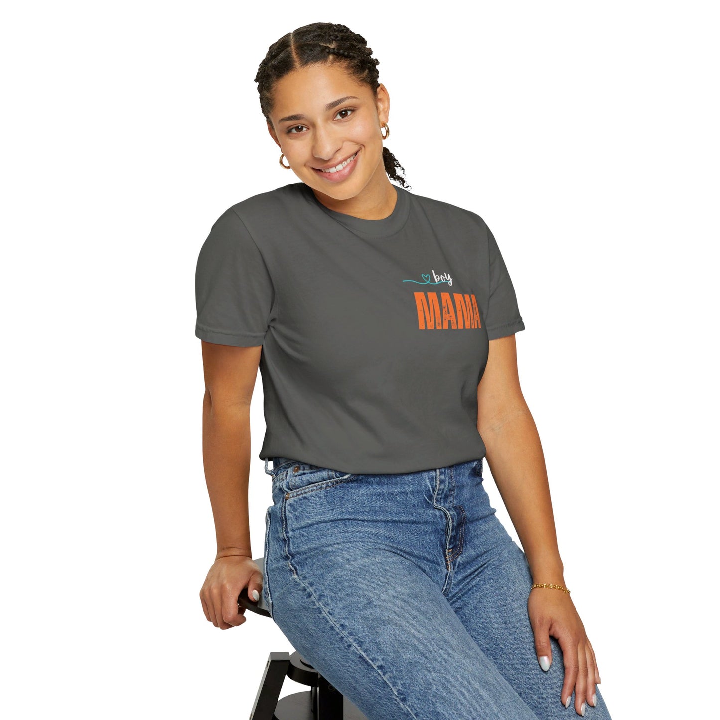 Boy MAMA, Unisex Garment-Dyed T-shirt