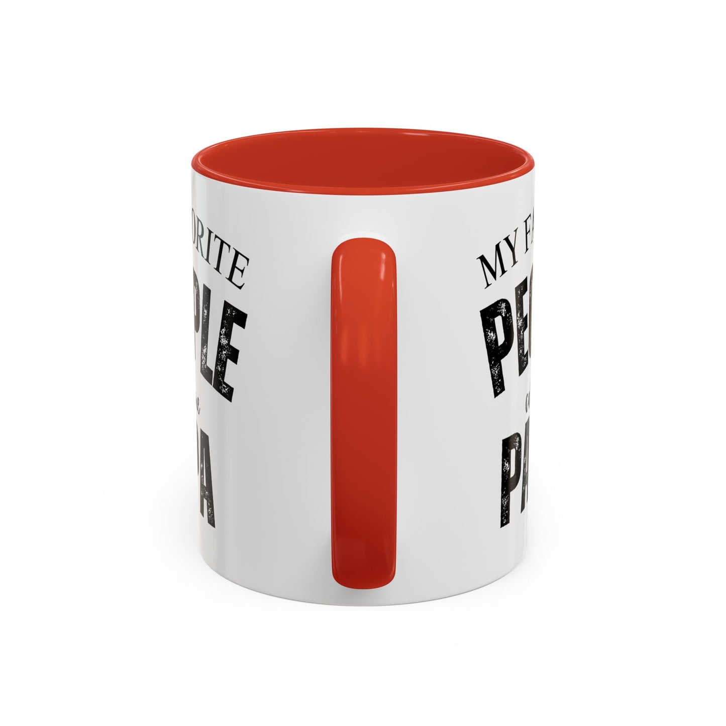 My Favorite People Call Me PAPA, Accent Coffee Mug (11, 15oz)