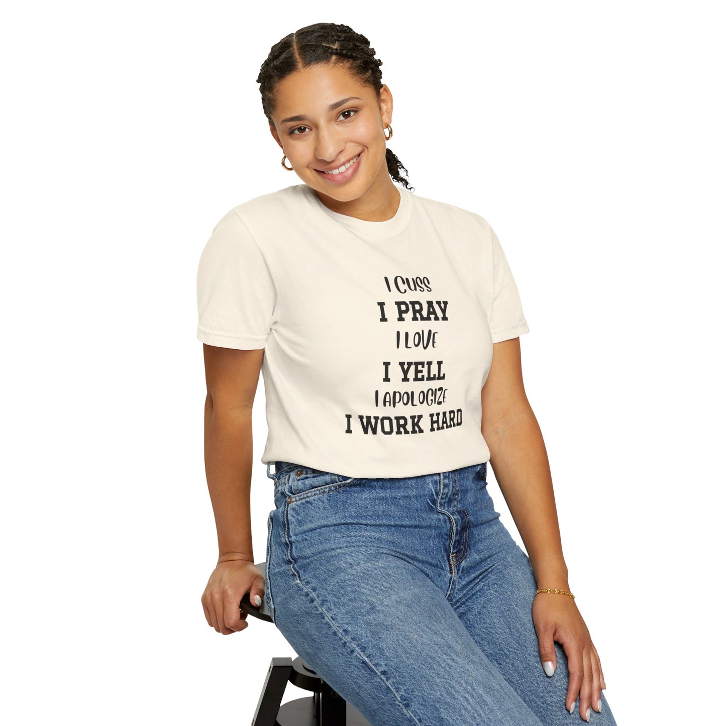 Mom Life, Unisex Garment-Dyed T-shirt