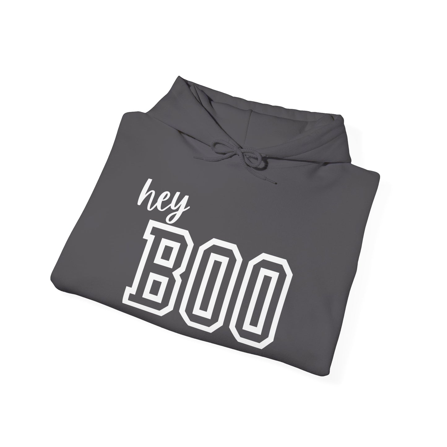 hey BOO Unisex Heavy Blend™ Hooded Sweatshirt