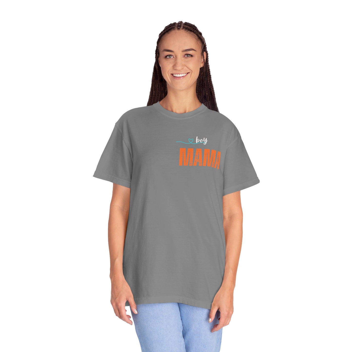 Boy MAMA, Unisex Garment-Dyed T-shirt
