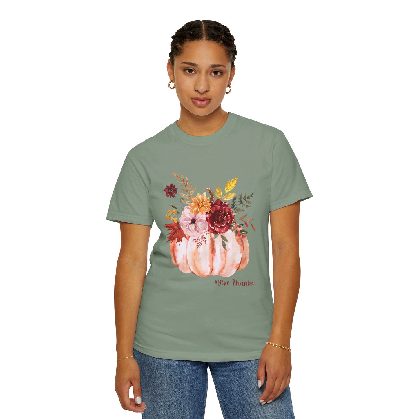 Give Thanks, Unisex Garment-Dyed T-shirt