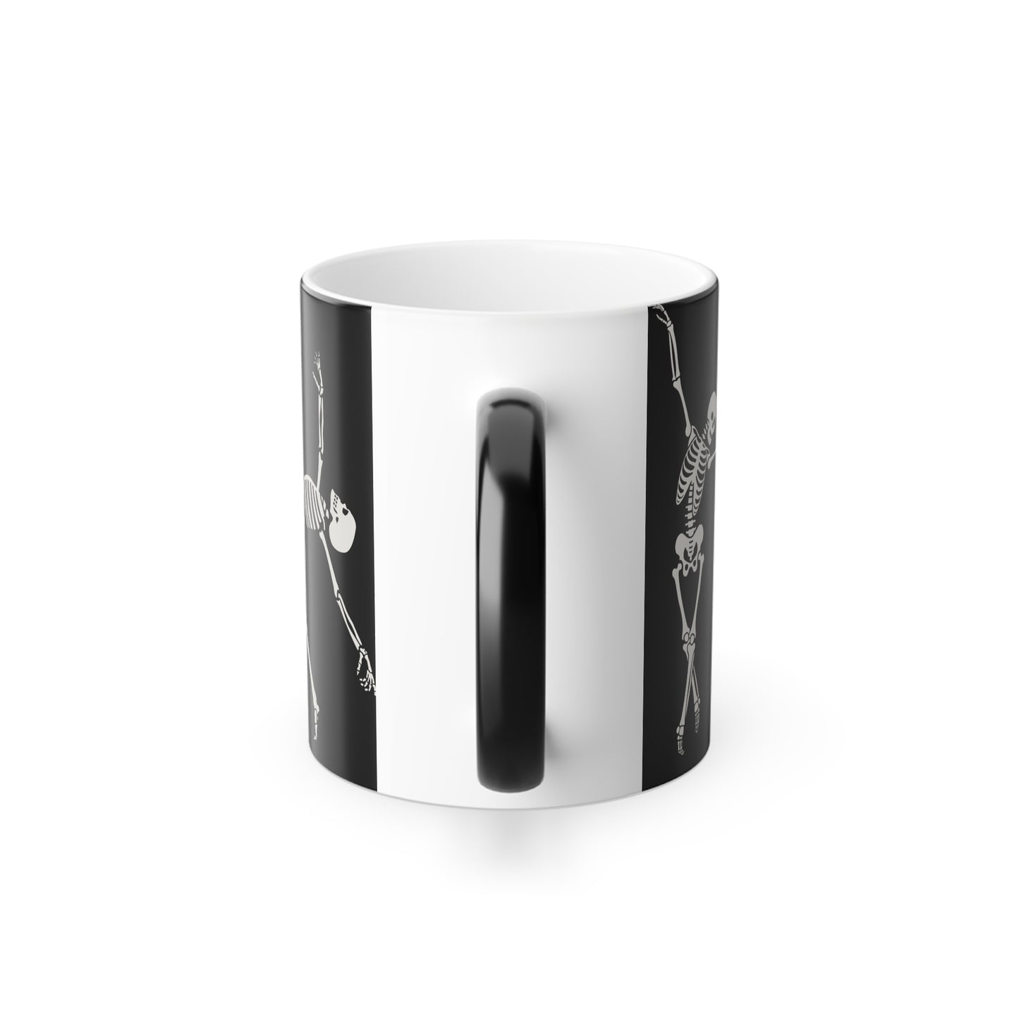Skeleton Dancing, Color Morphing Mug, 11oz