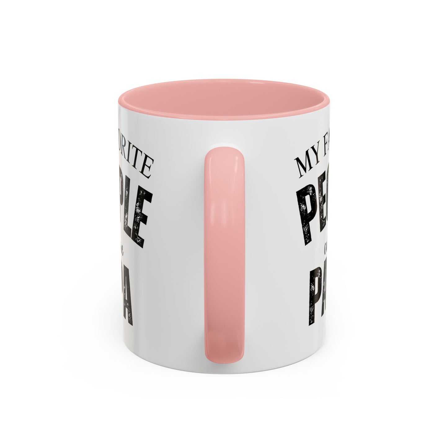 My Favorite People Call Me PAPA, Accent Coffee Mug (11, 15oz)