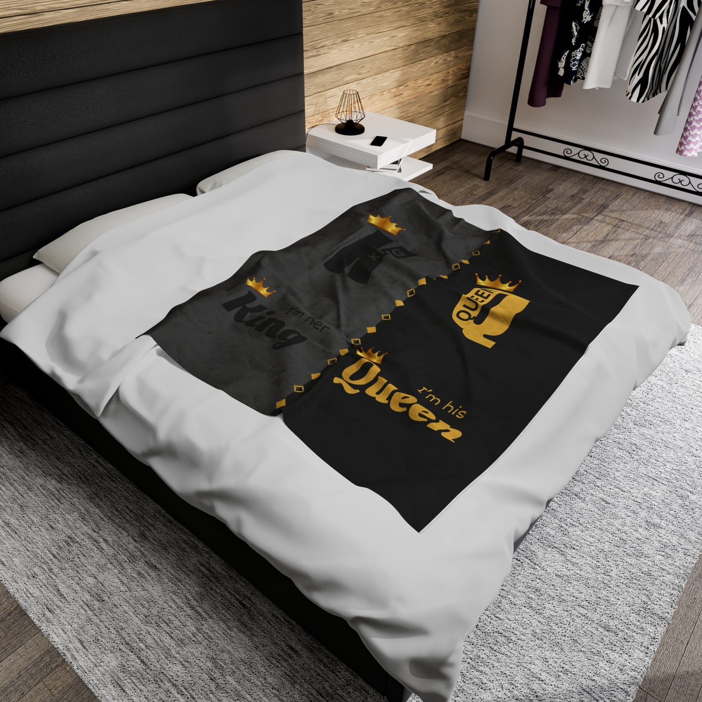 KING and QUEEN Velveteen Plush Blanket