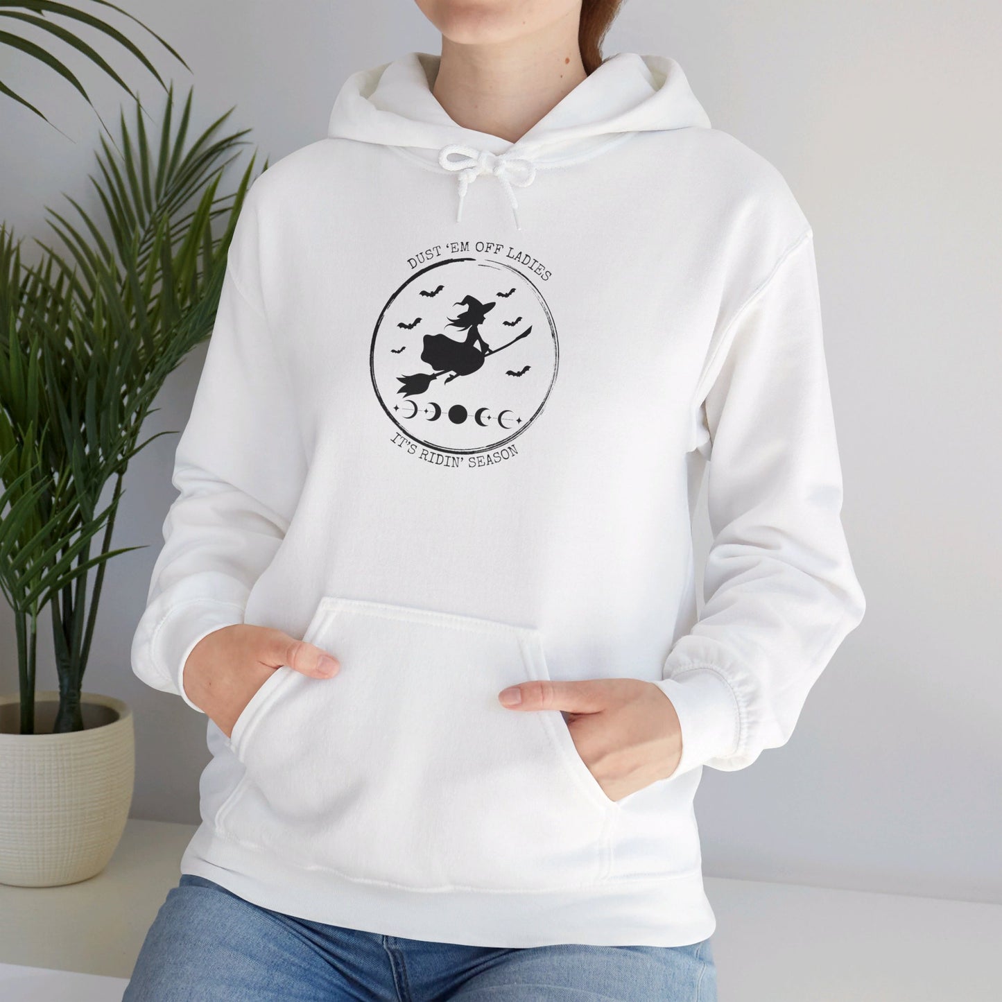 Dust 'Em Off Ladies It's Ridin' Season Sweatshirt,  Unisex Heavy Blend™ Hooded Sweatshirt