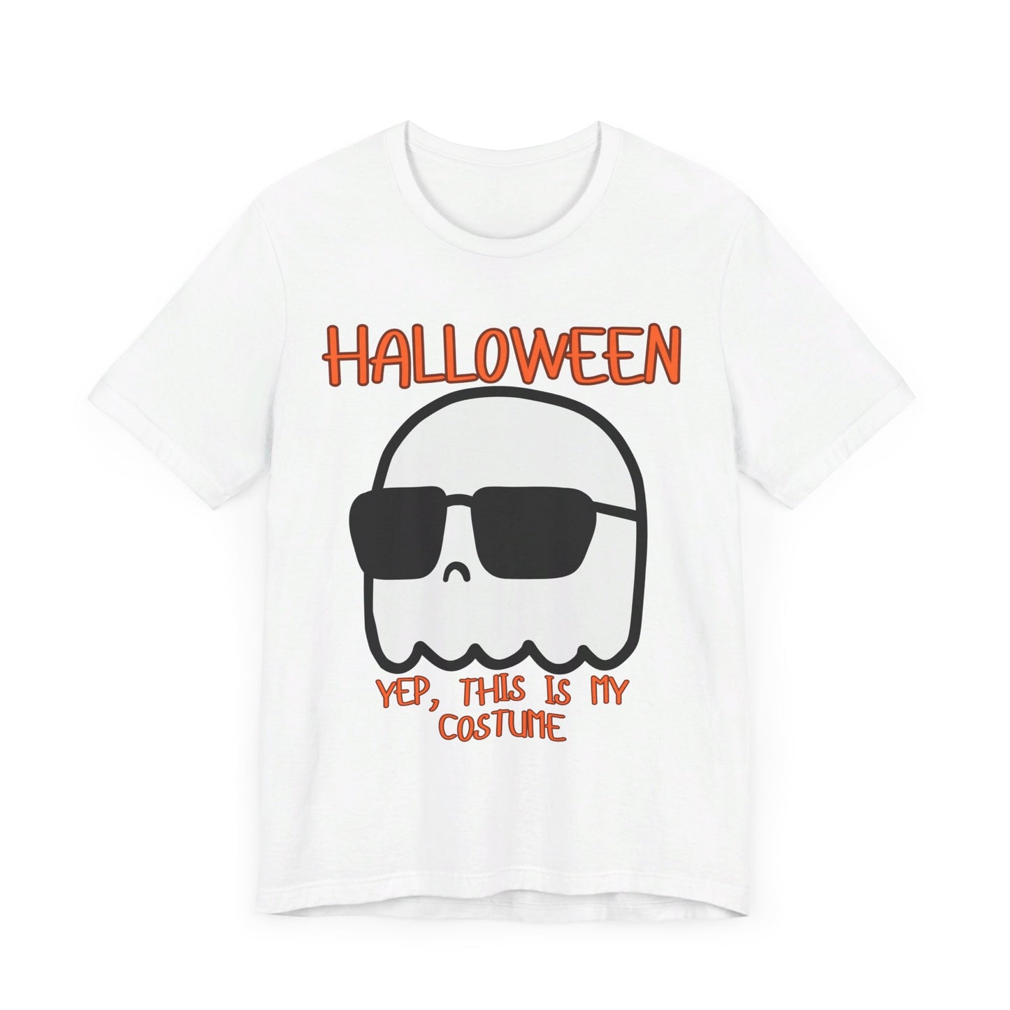 Yep This Is My Costume Ghost, Unisex Jersey Short Sleeve Tee
