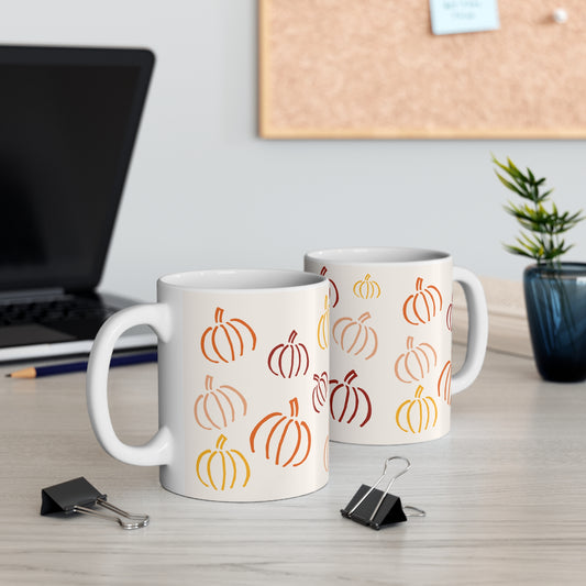 Fall Pumpkins Mug 11oz