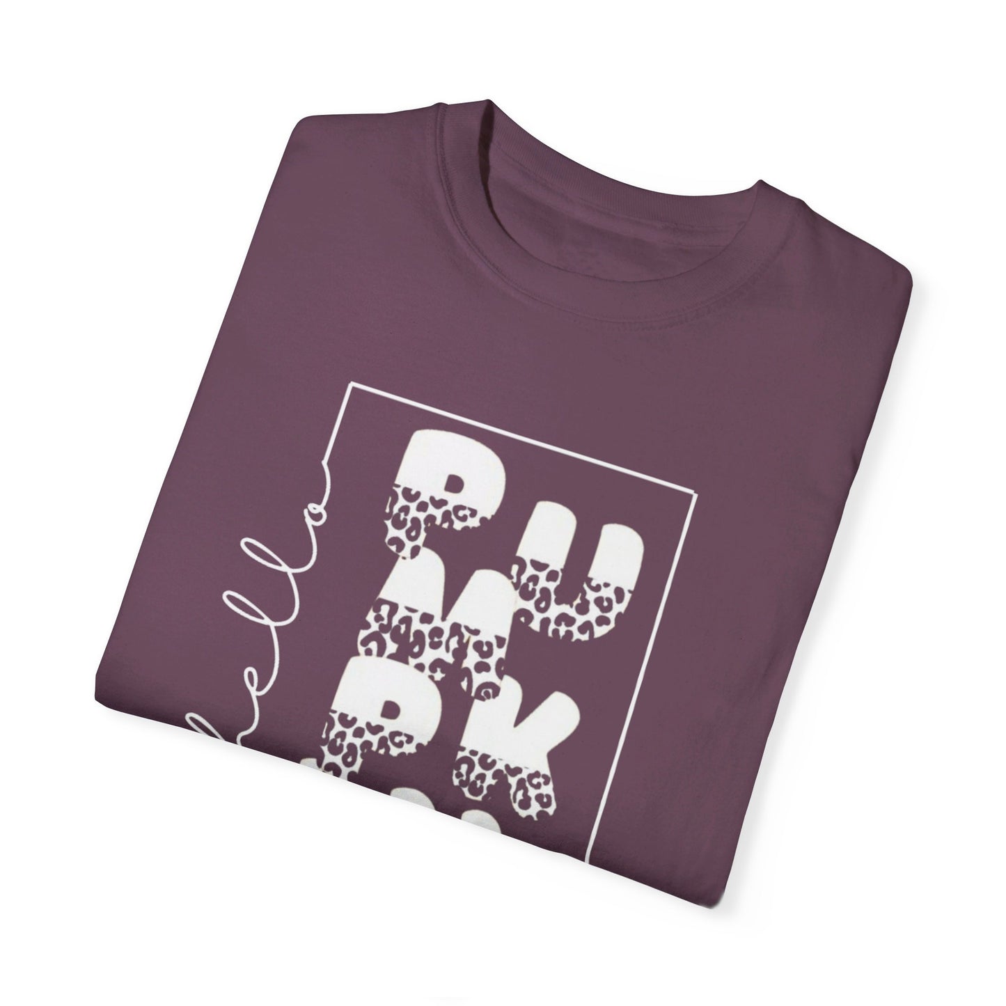 Hello PUMPKIN, Unisex Garment-Dyed T-shirt