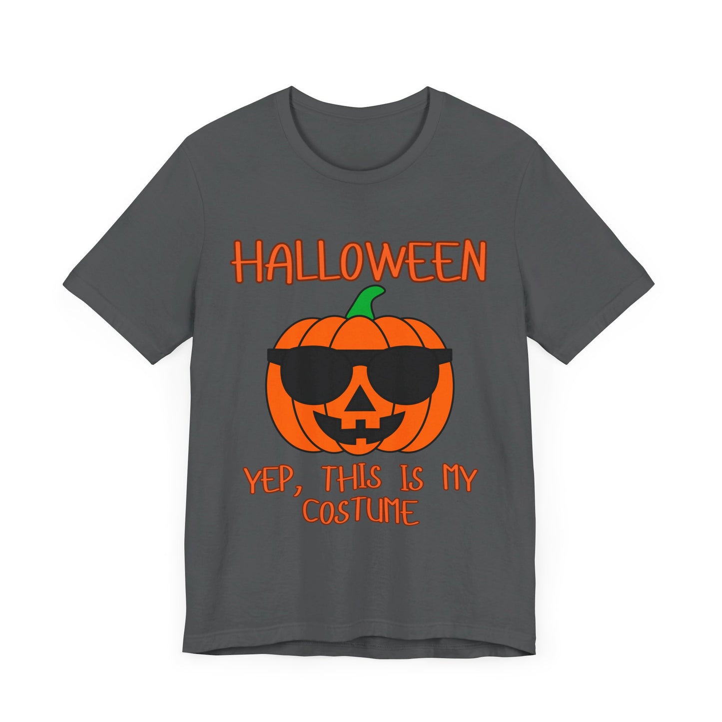 Yep This is My Costume, Pumpkin, Halloween, Unisex Jersey Short Sleeve Tee