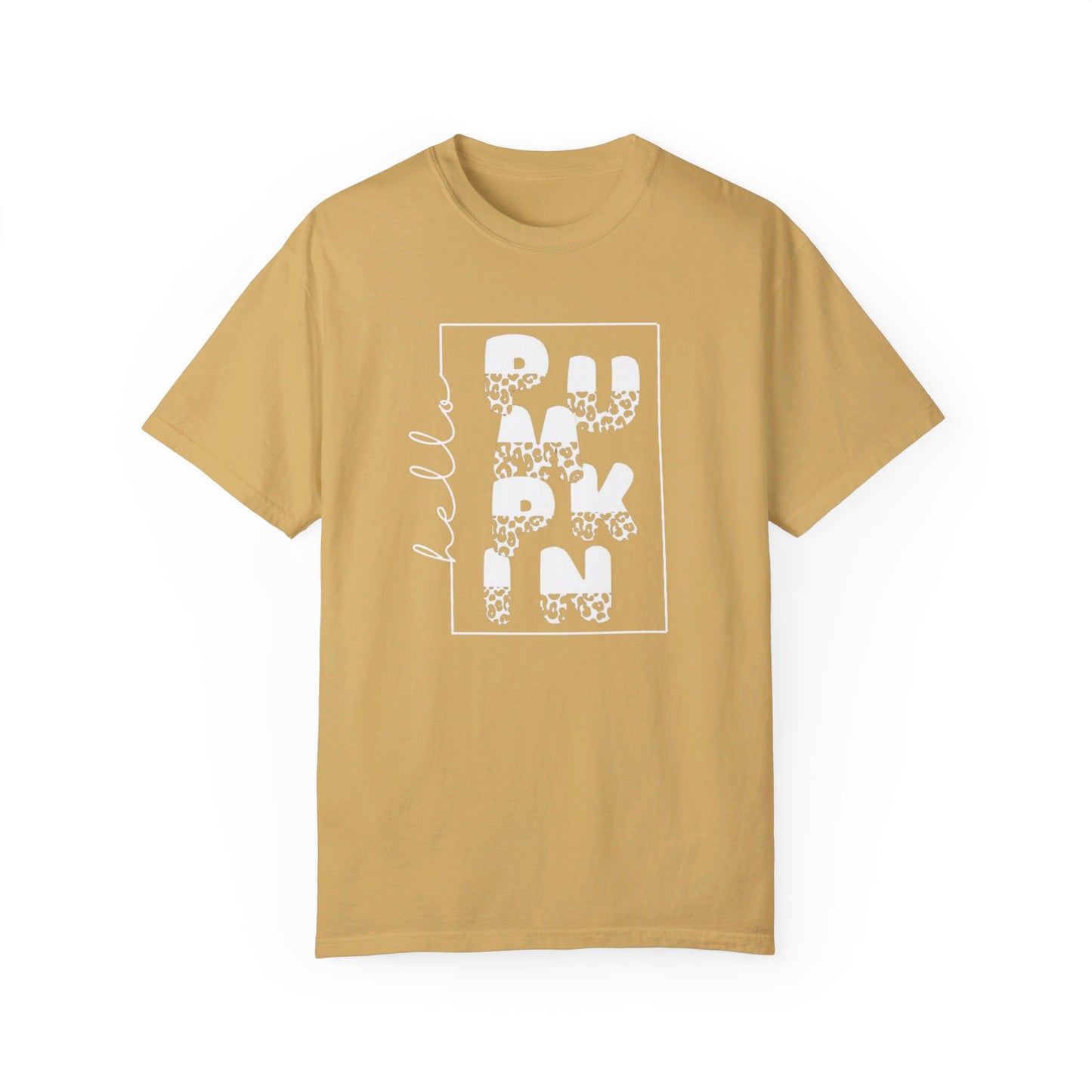 Hello PUMPKIN, Unisex Garment-Dyed T-shirt