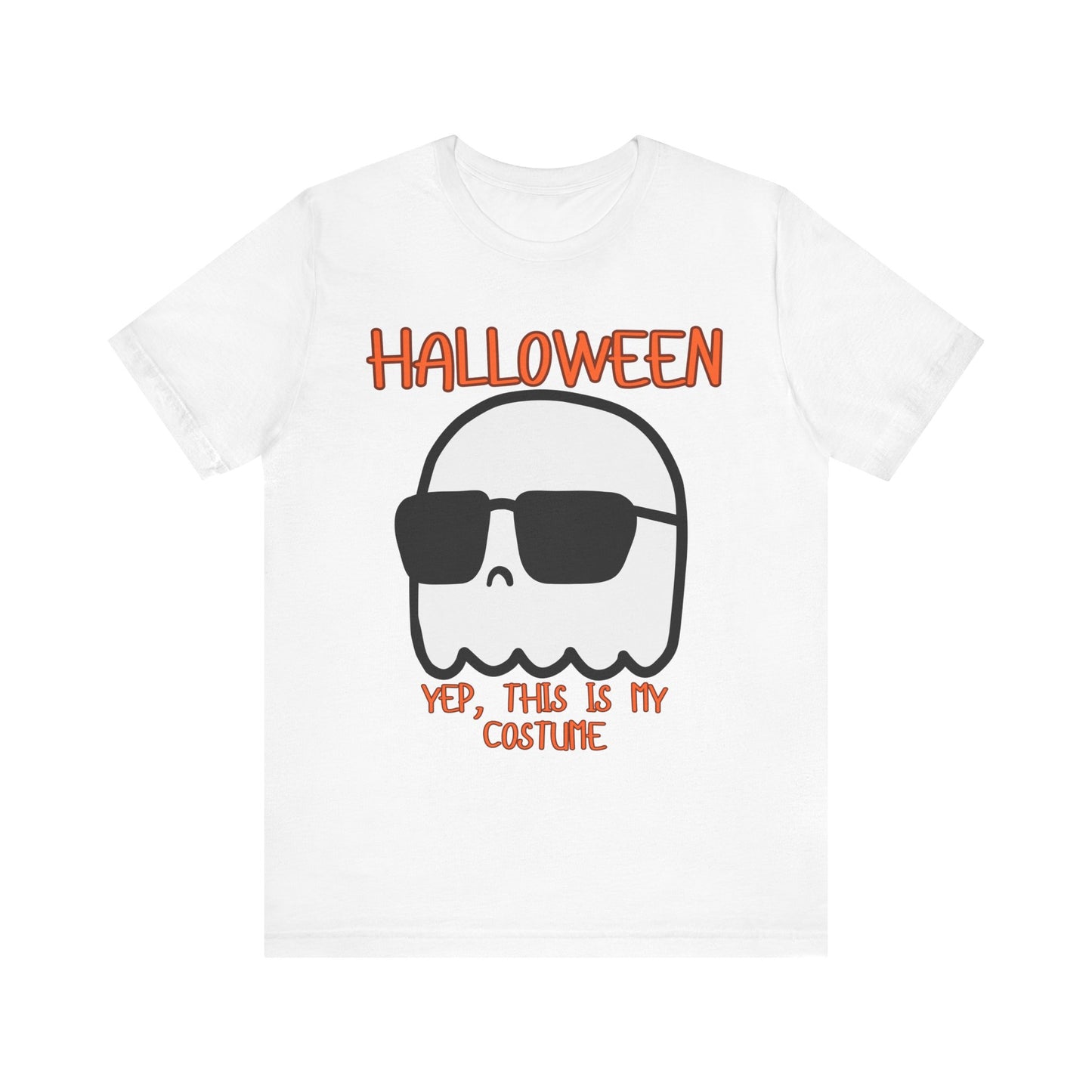 Yep This Is My Costume Ghost, Unisex Jersey Short Sleeve Tee