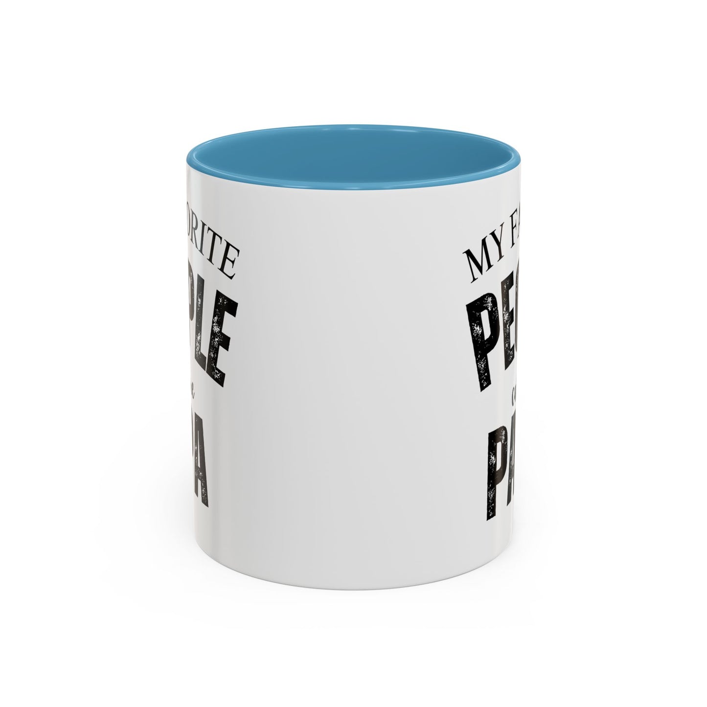 My Favorite People Call Me PAPA, Accent Coffee Mug (11, 15oz)